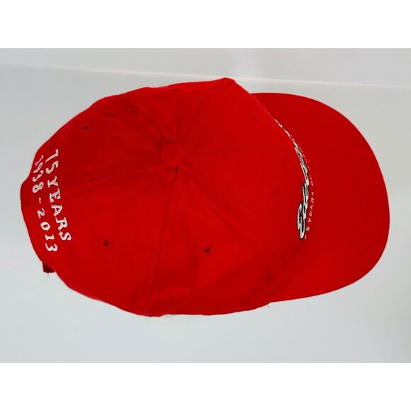 Edelbrock Carburetors Red Baseball Hat Cap 75 Years Of Performance Adjustable - Picture 9 of 11